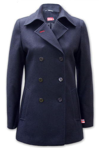 Breton Stripe Woman Caban Jacket