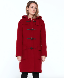 London Tradition Duffle Coat Bright Red
