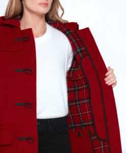 London Tradition Duffle Coat Bright Red - Afbeelding 2